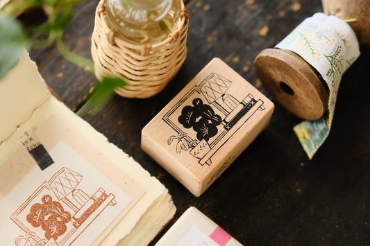 OURS Studio Rubber Stamp - On the Wall