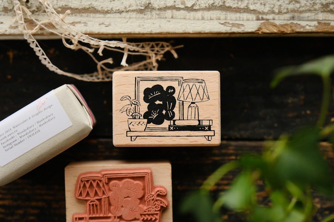 OURS Studio Rubber Stamp - On the Wall