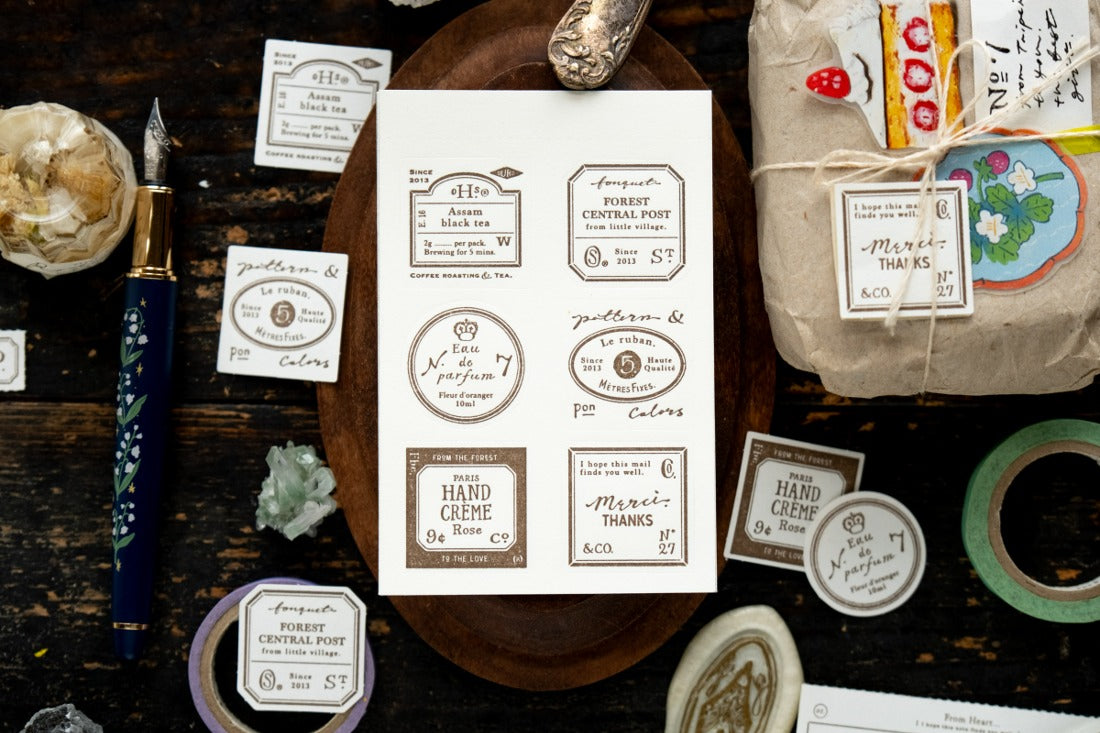 OURS Studio Letterpress Book - Grocery Labels