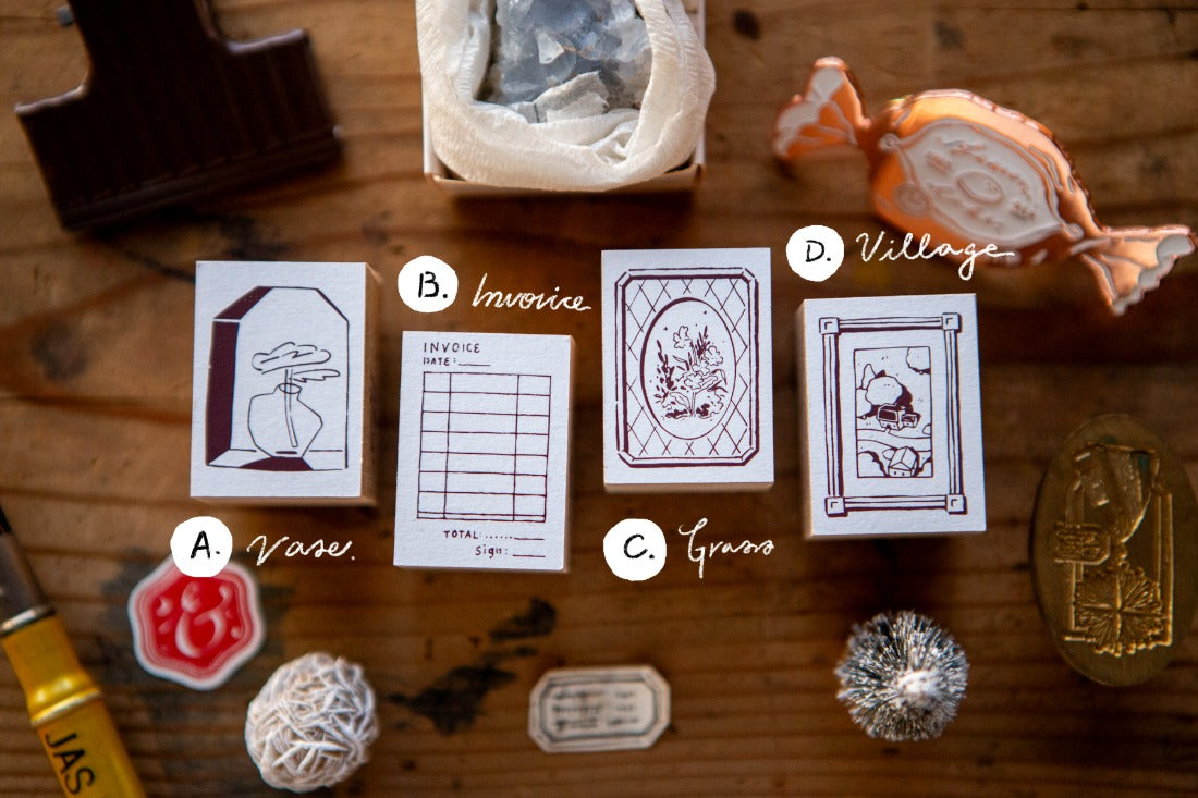 OURS Studio Rubber Stamps - The Gift Series