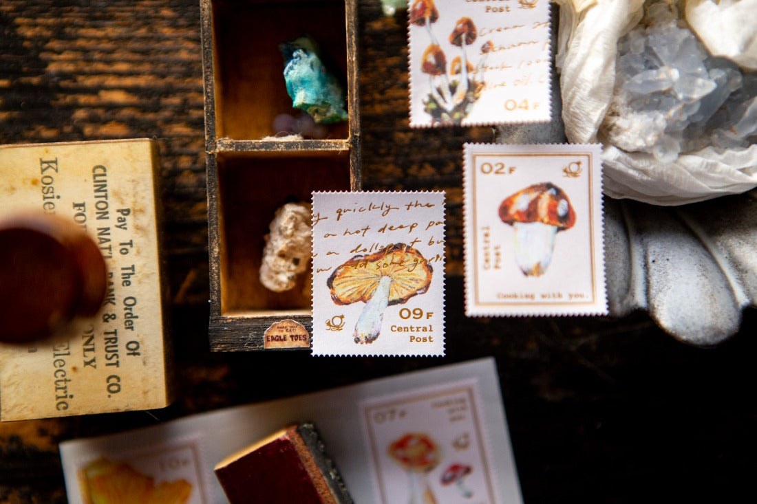 OURS Studio Stamp Stickers - Mushroom Recipe