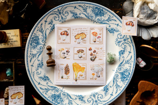 OURS Studio Stamp Stickers - Mushroom Recipe