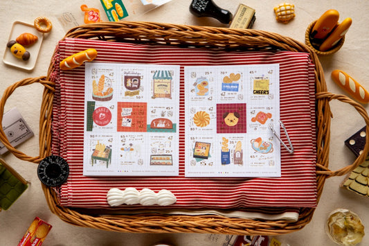 OURS Studio Stamp Stickers - Bakery Cheers