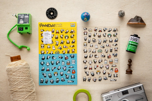 OURS Studio Sticker Sheet - PANDA! PANDA!