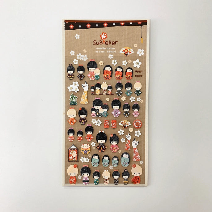 Suatelier Kokeshi Stickers