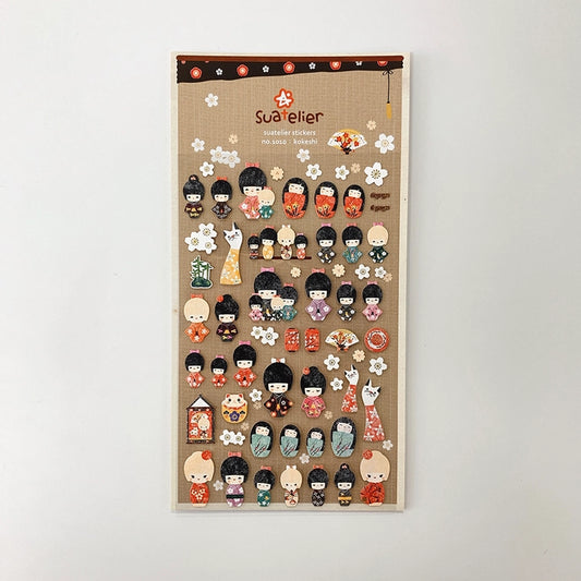 Suatelier Kokeshi Stickers