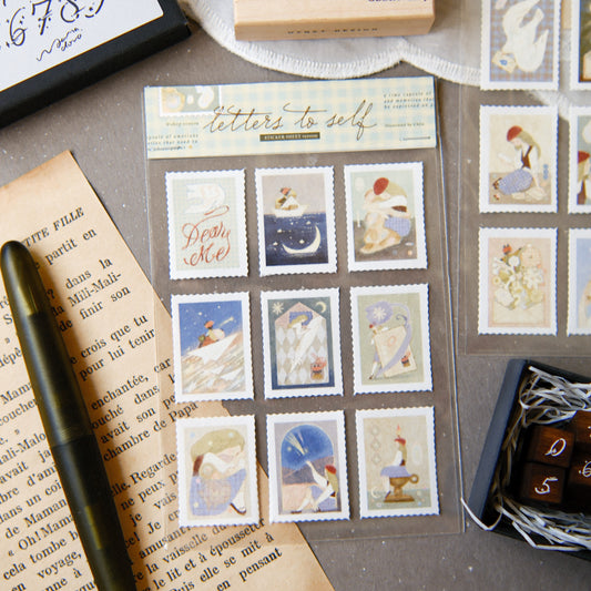 Teayou Art Paper Sticker Sheet - Letter to Self (Dear Me)