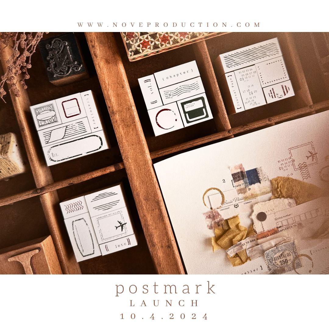 Nove Production Postmark Rubber Stamp Collection