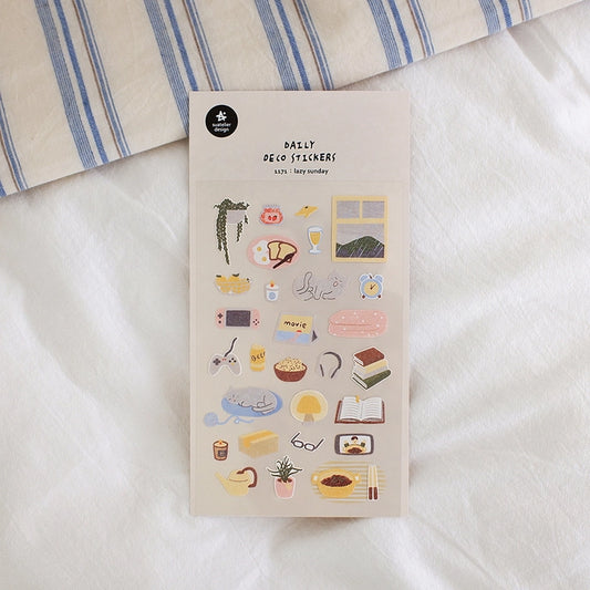 Suatelier Lazy Sunday Stickers