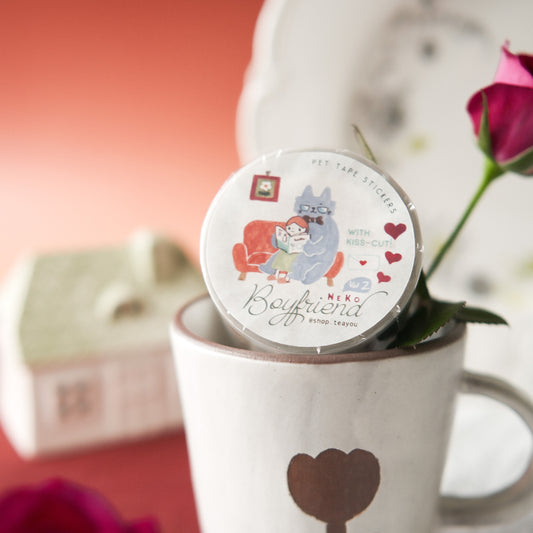 Teayou Kiss Cut PET Tape - Neko Boyfriend Vol 2