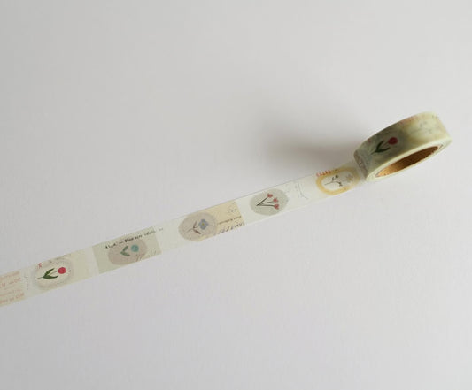 YOHAKU Washi Tape Tsukino Waltz Y-150