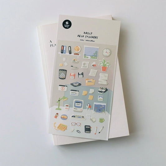 Suatelier Retro Office Stickers