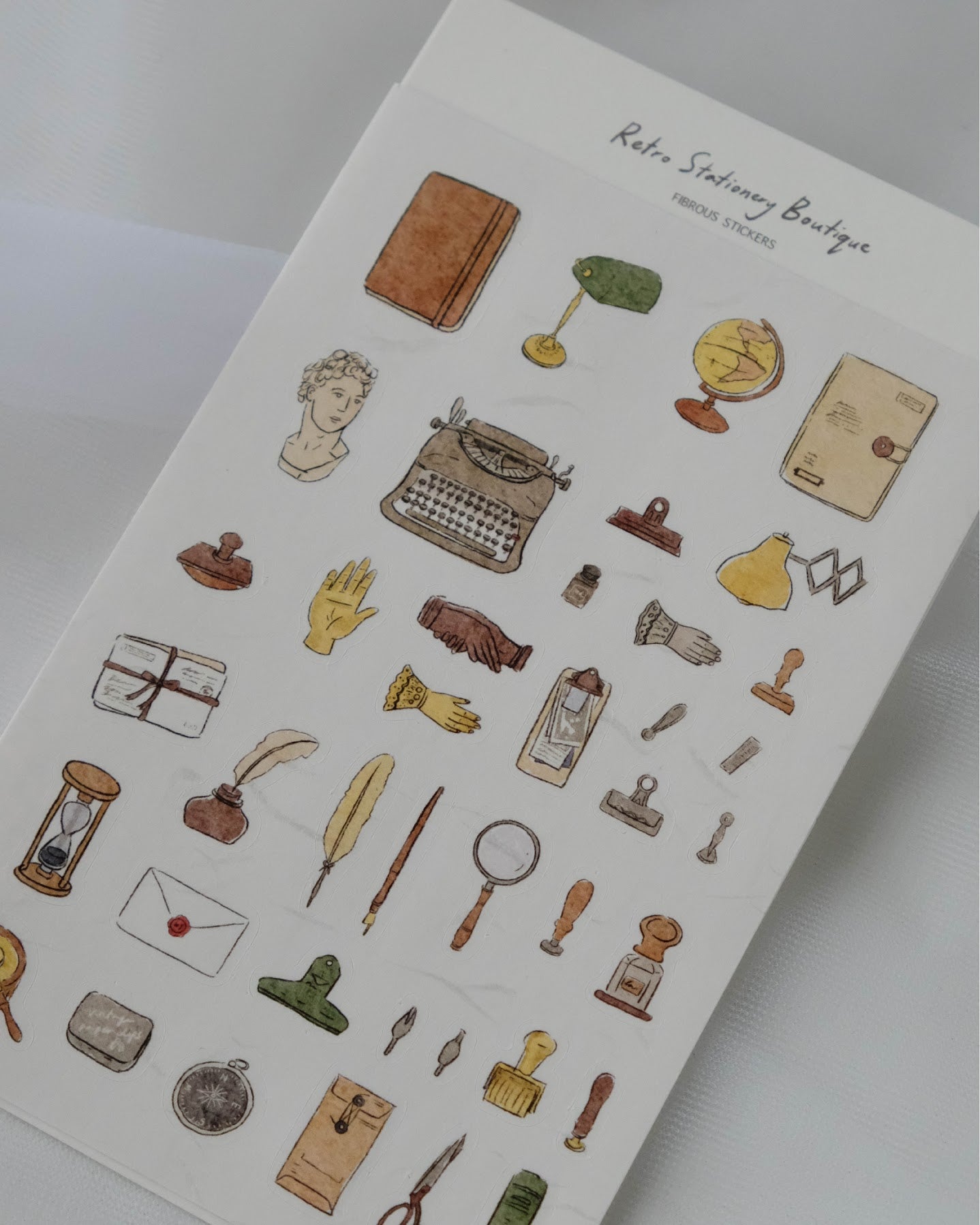 Wenyea's Illustrations Sticker Sheet - Retro Stationery Boutique