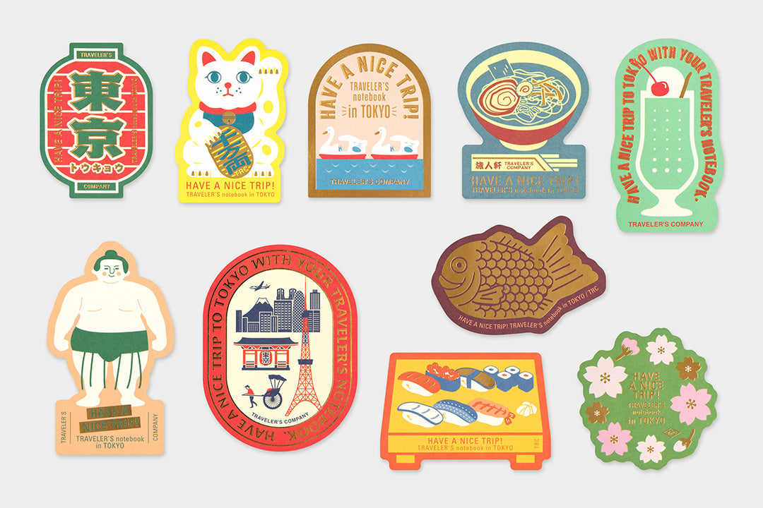 TRAVELER'S notebook TOKYO Limited Edition Sticker Set