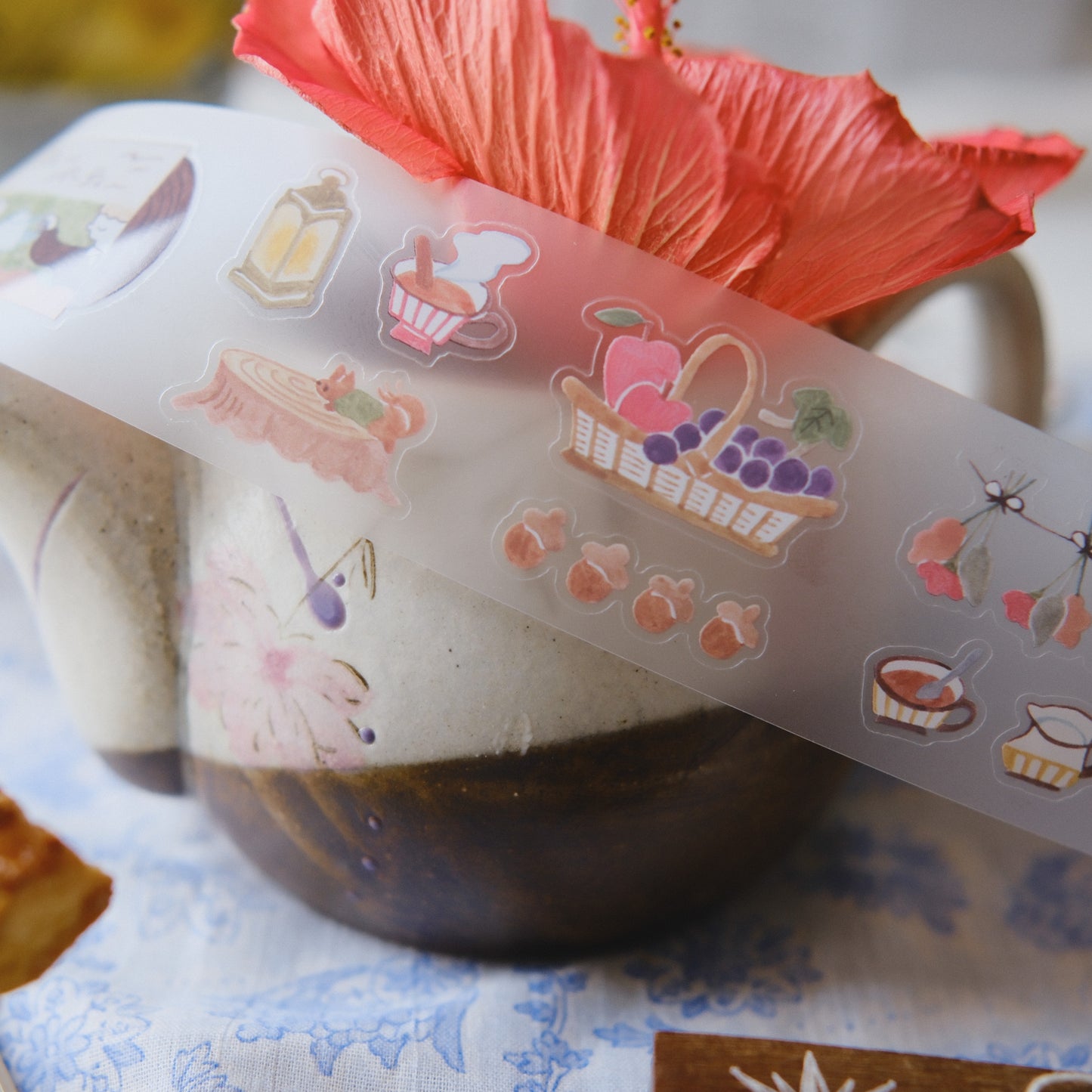 Teayou Kiss Cut PET Tape - Seasonal Tea Party Vol. 2