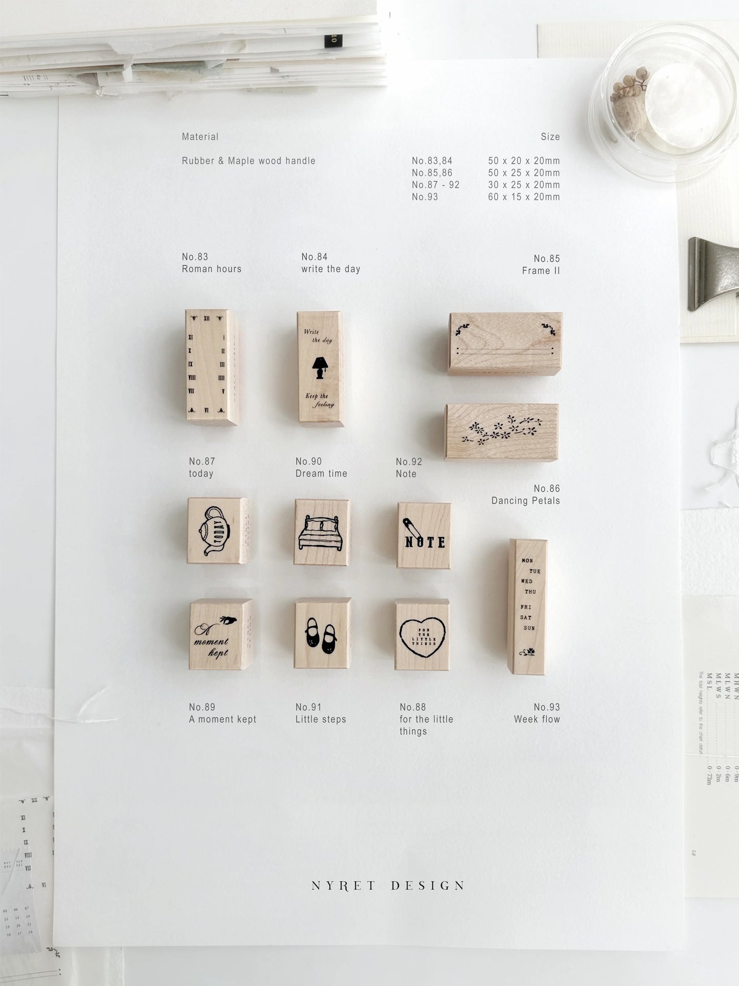 Nyret Rubber Stamps - Vol 13 Little Things