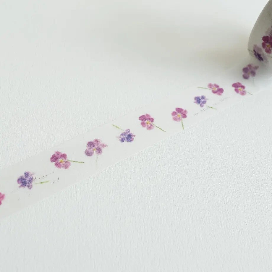 YOHAKU Washi Tape Viola Y-104